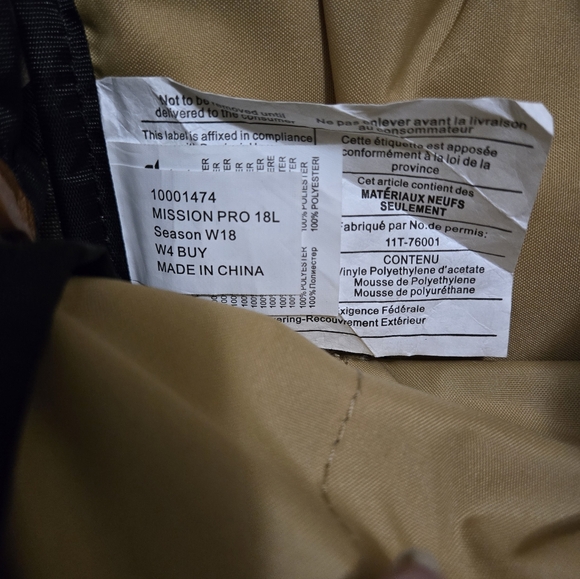 Dakine Camouflage Backpack with Yellow and Brown Accents main image 4